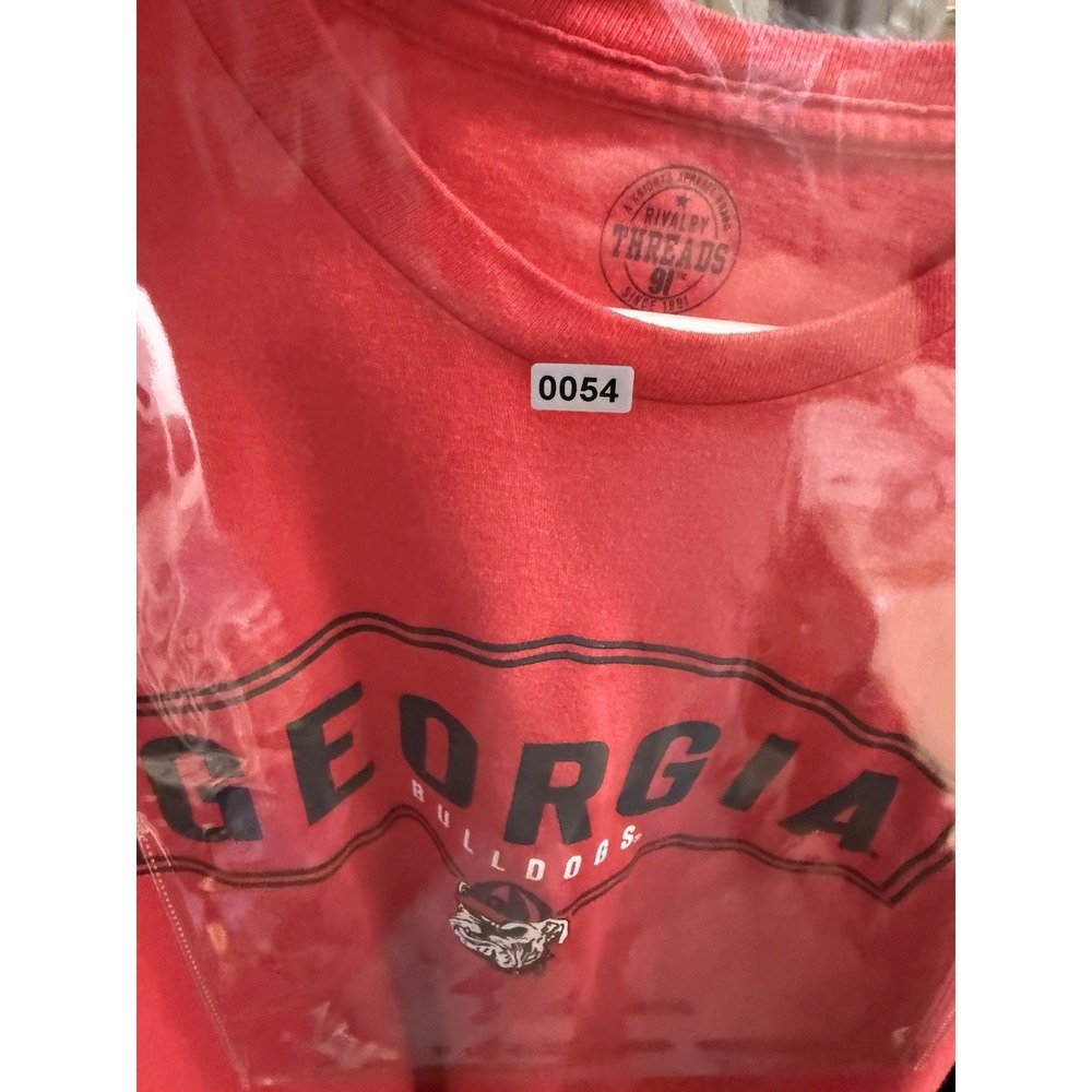 Georgia Bulldogs Shirt Red Large NCAA Rivalry Threads / UGA - Picture 4 of 4